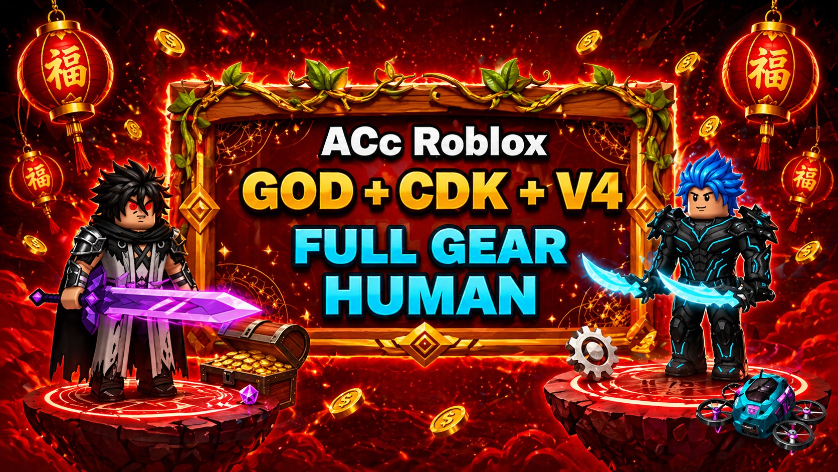 100% GHM + CDK + V4 HUMAN