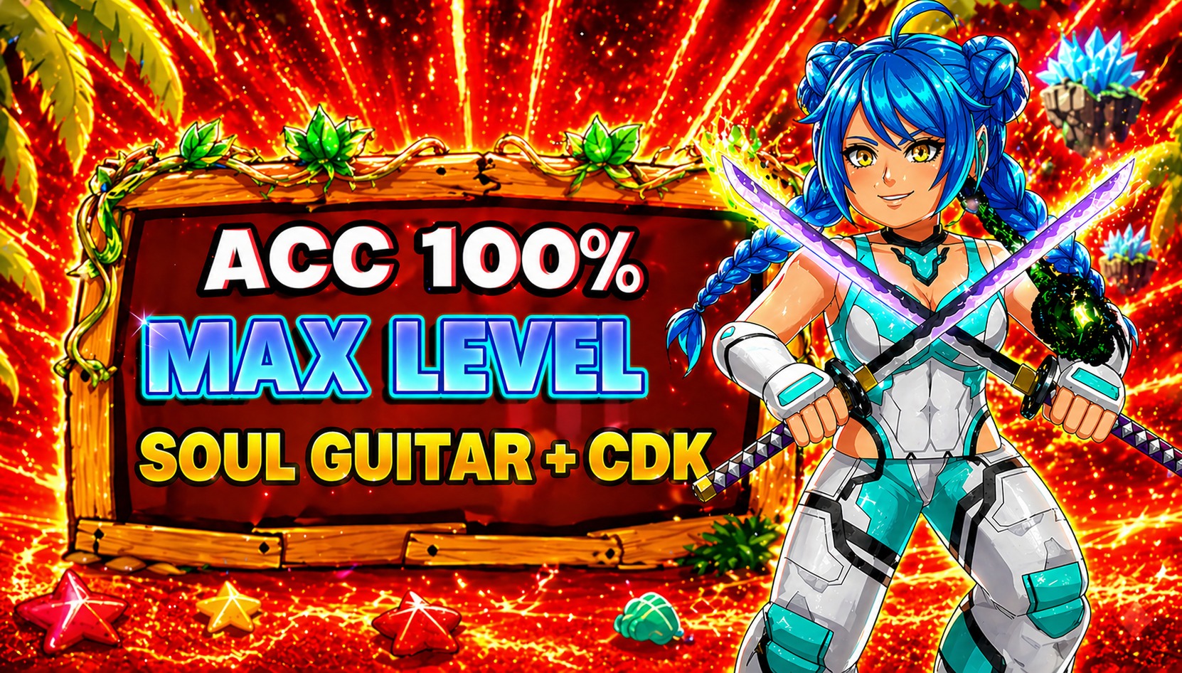 Acc Combo God Human - CDK - SG