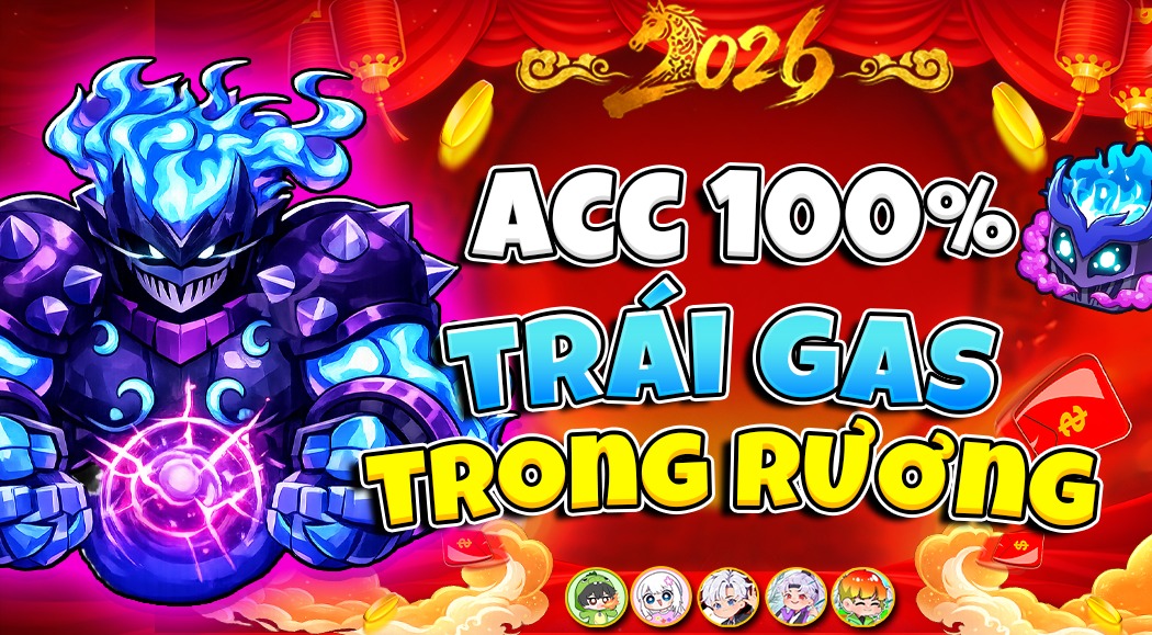 ACC 100% CÓ TRÁI GAS RƯƠNG