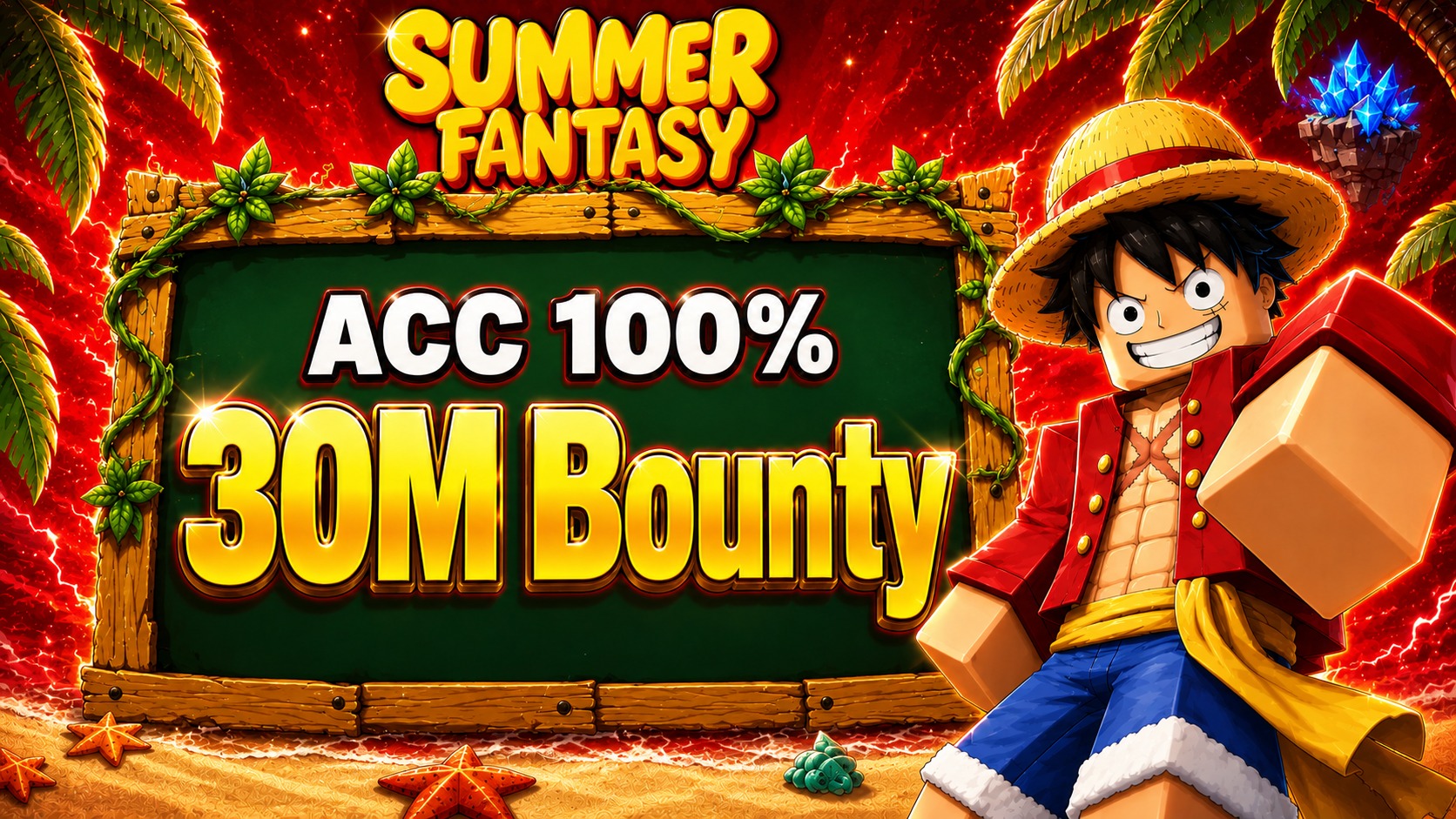 Acc 100% 30M Bounty